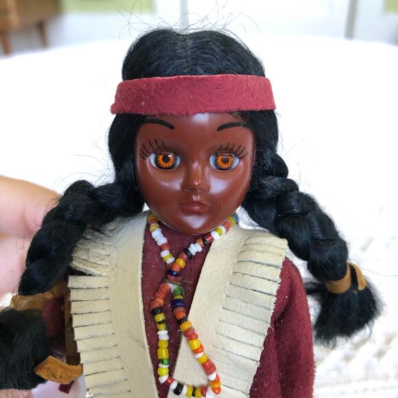 Vintage Carlson Dolls Cree Princess 7" Sleep Eyes With Baby NWT USA 1970s 80s - Picture 3 of 12
